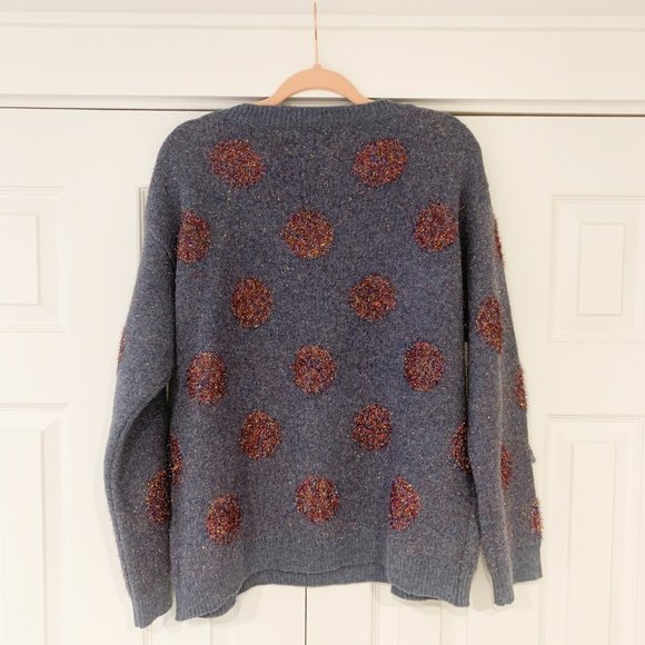 Polka Dot Sparkle Sweater NWOT - Picture 3 of 3